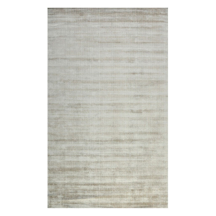 9' X 12' Abstract Hand Woven Area Rug - Ivory And Gray