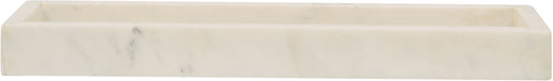 Michael genuine marble tray by Meridian Furniture, showcasing a sleek rectangular tray with elegant marble surface and modern design.