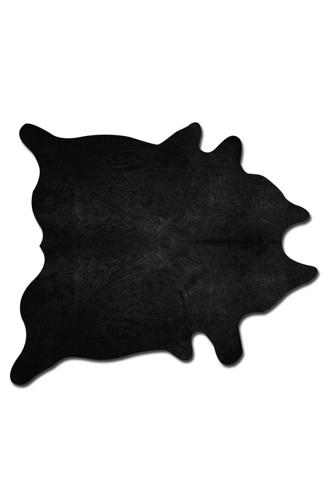 72" x 84" Cowhide - Rug - Black