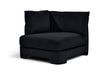 Meridian Furniture Hammond velvet upholstered stationary chair with plush fabric and modern design, featuring a sturdy frame and comfortable seating.