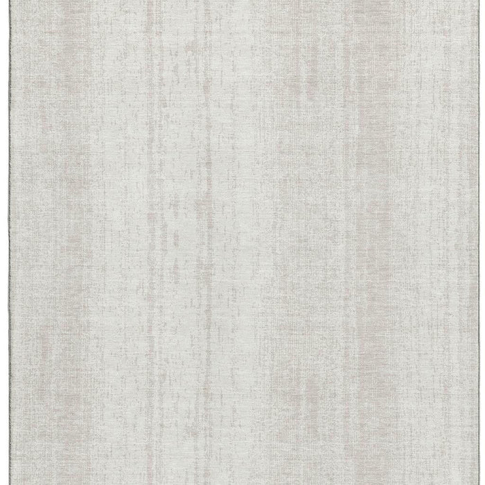 10' X 14' Striped Washable Area Rug With UV Protection (668337) - Ivory / Beige