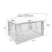 Giga patio gazebo tent with ventilated double roof, mosquito net, and sturdy frame, ideal for outdoor shade and protection