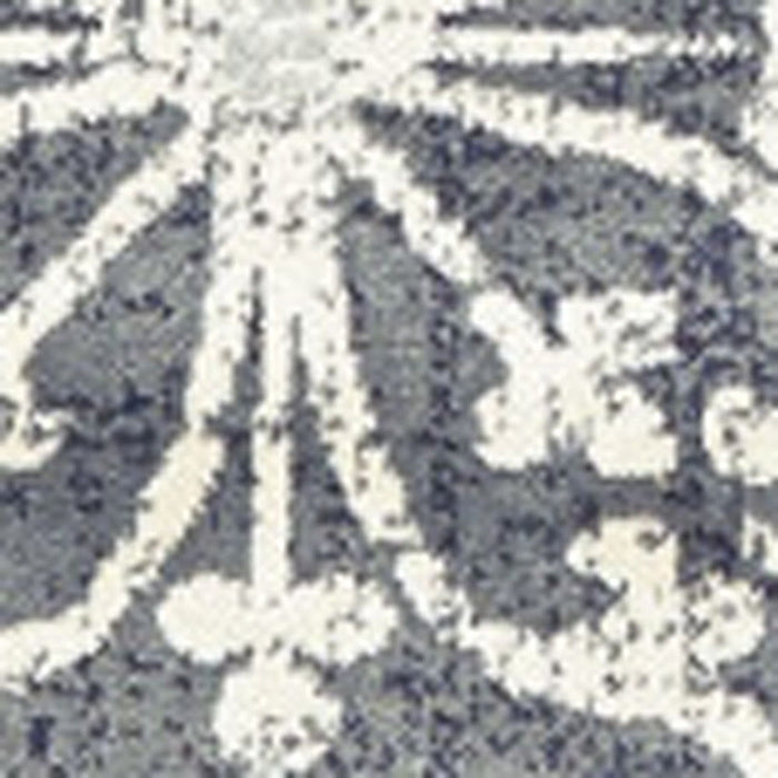 9' x 12' Geometric Power Loom Area Rug - Tan And Gray
