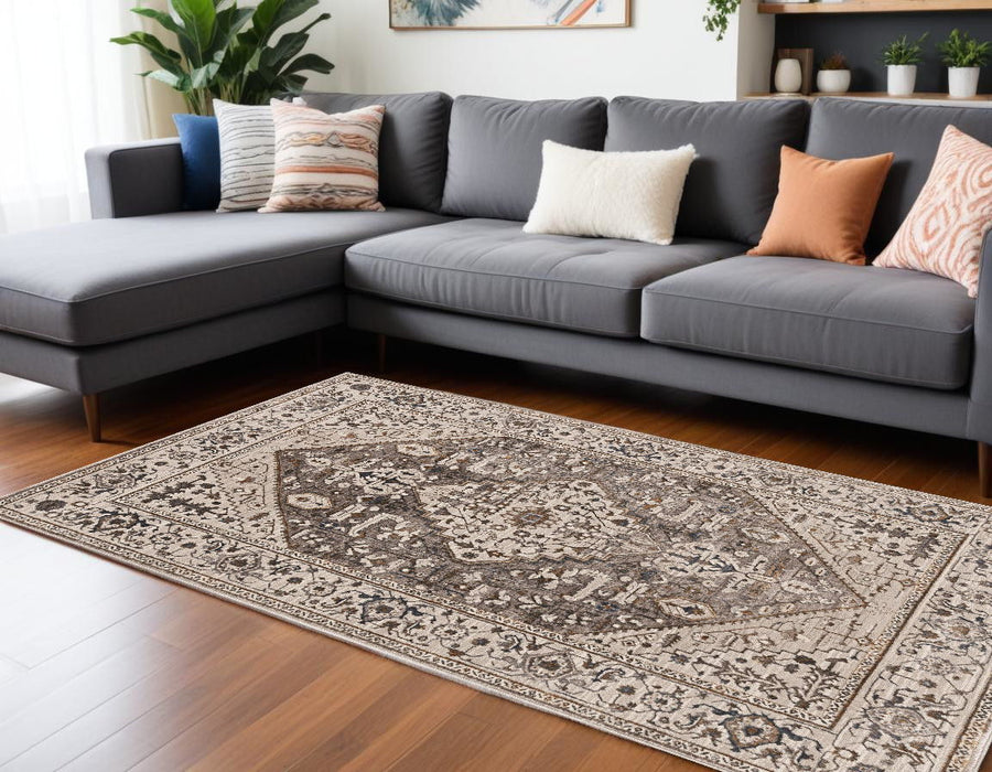 9.8' x 13.2' Area Rug - Gray