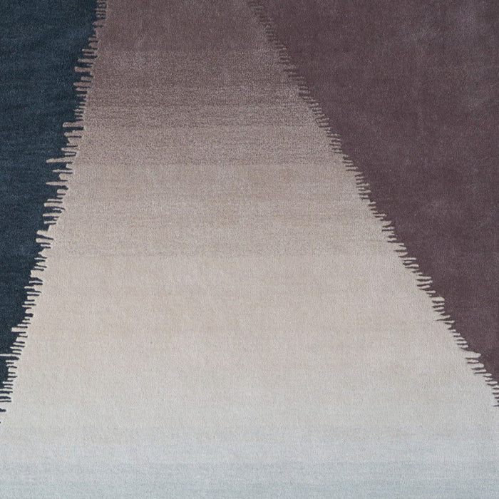 9' X 12' Geometric Hand Tufted Area Rug - Taupe