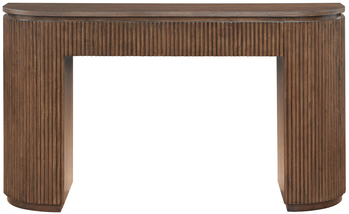 Astrid - Solid Wood And Oak Veneer Console Table