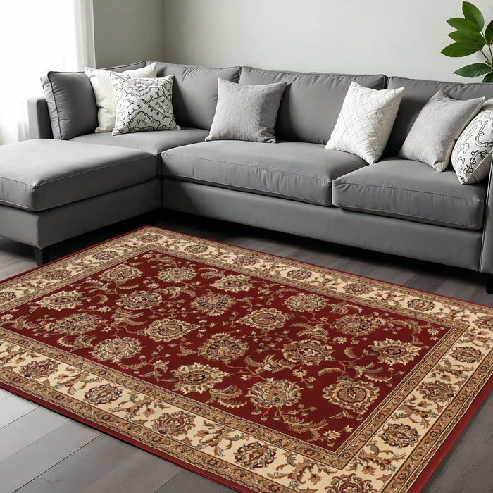 10' X 13' Oriental Area Rug - Red