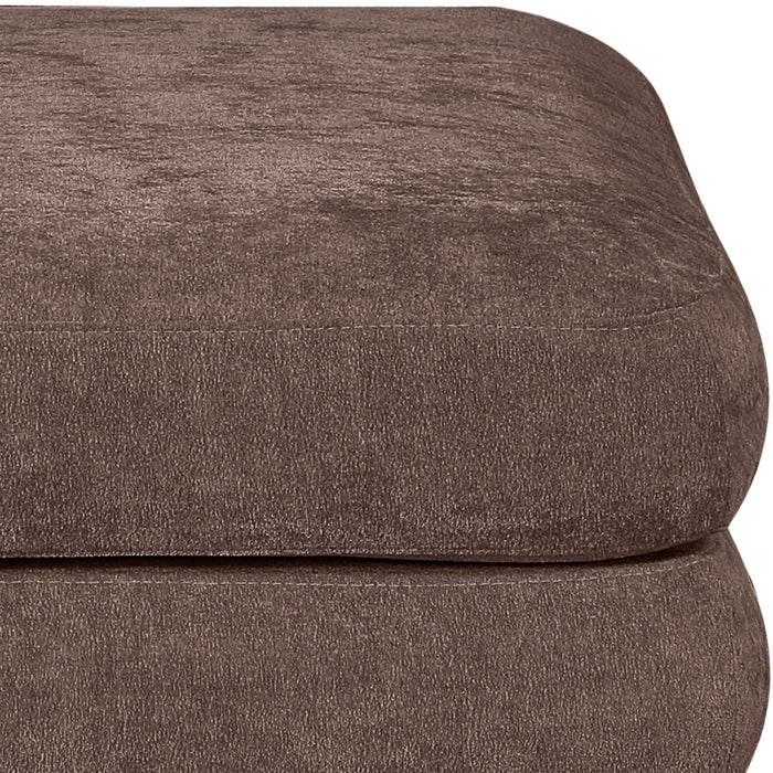 Stellar - Chenille Fabric Upholstered Modular Modular Ottoman