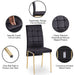 Modern Giga high back Nordic dining chair with colorful legs, featuring a sleek design and comfortable seating for dining rooms.