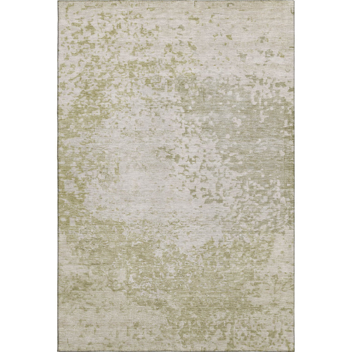 10' X 14' Abstract Washable Area Rug With UV Protection (699640) - Beige / Ivory