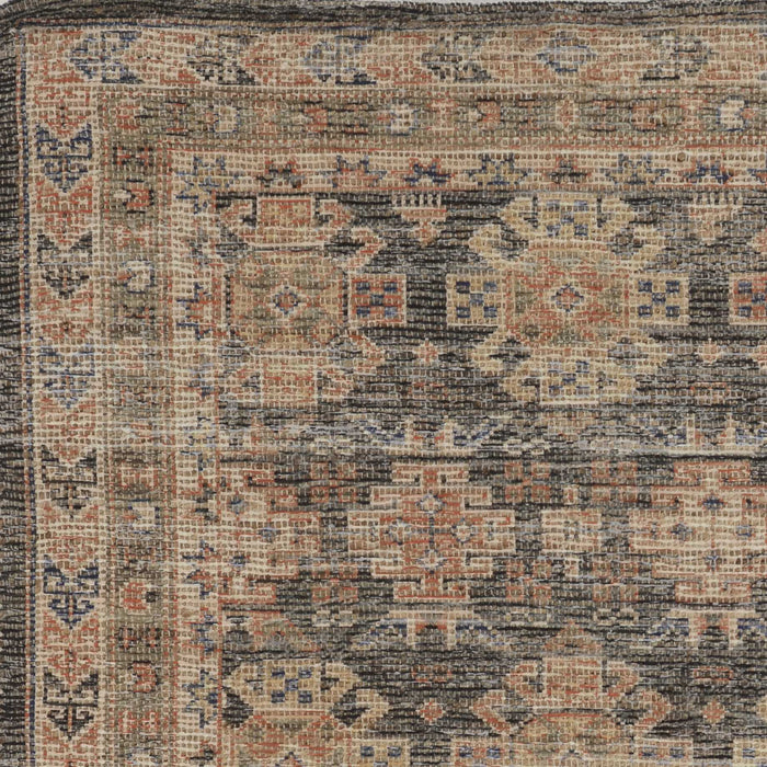 7' x 9' Jute Area Rug - Charcoal