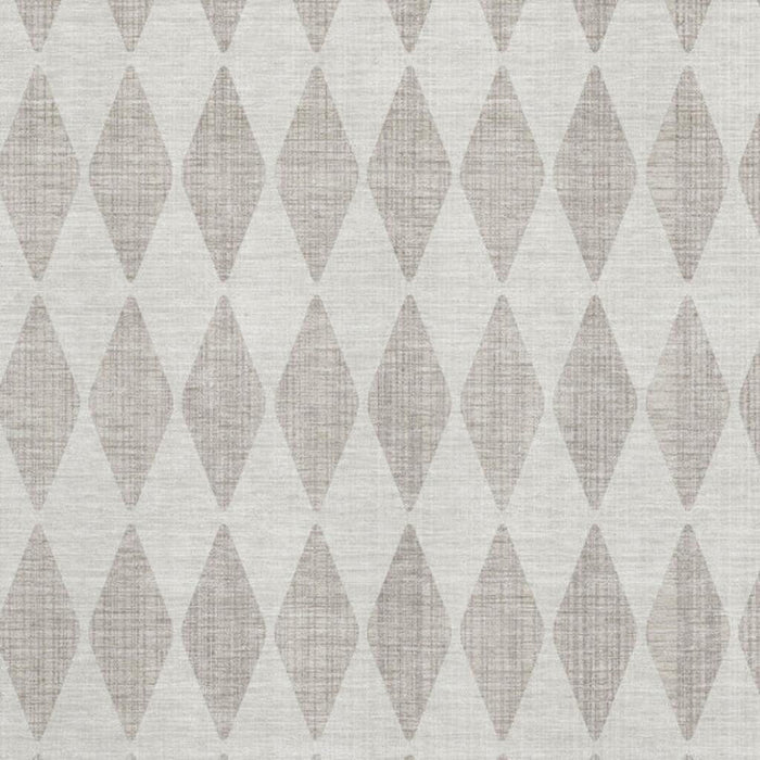 10' X 14' Diamond Washable Area Rug With UV Protection (650020) - Beige / Ivory