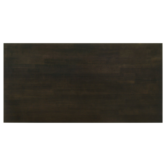 Rachelle 3-piece Rectangular Coffee Table Set Dark Merlot