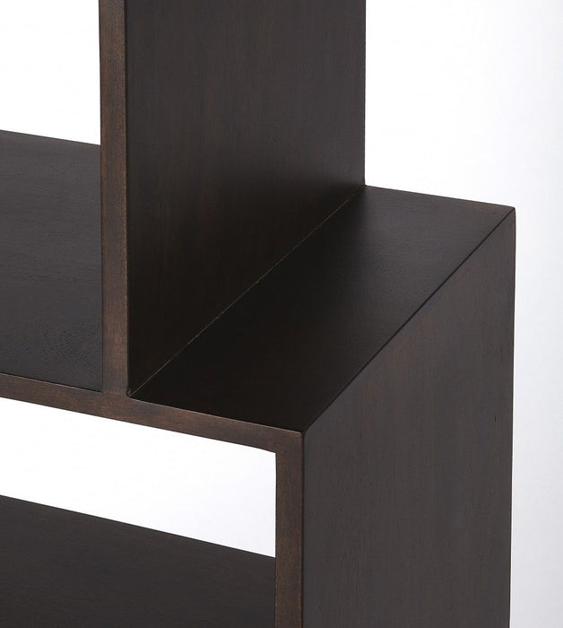 Three Tier Bookcase - Dark Brown