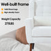Giga modern upholstered accent arm chair with soft padding, solid wood legs, and pillow, ideal for living room or bedroom seating.
