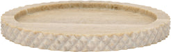 Russell Genuine Marble Tray by Meridian Furniture, featuring a sleek rectangular design with polished marble surface and gold-tone handles.
