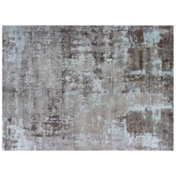 8' x 11' Hand Loomed Area Rug - Brown And Silver