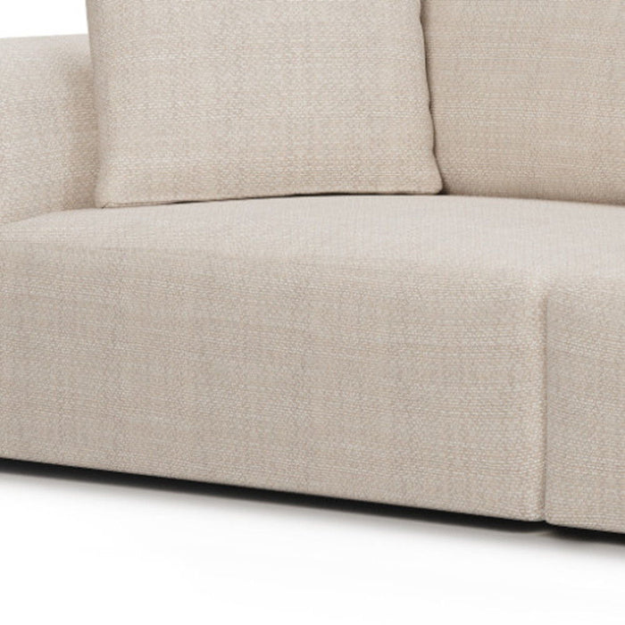 Fabric Sofa Toss Pillows - Cream