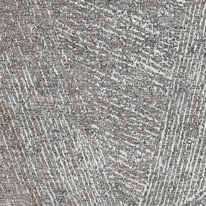 10' X 14' Abstract Washable Area Rug With UV Protection (678161) - Gray / Silver