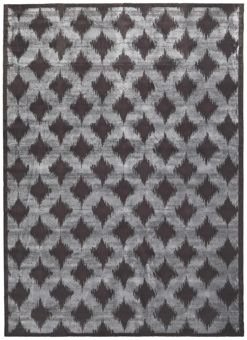 10' X 13' Geometric Area Rug (744431) - Gray / Taupe