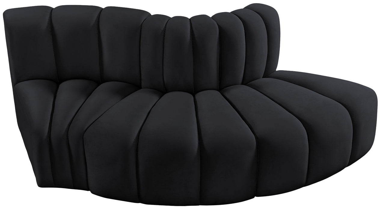 Arc - Velvet 3 Piece Modular Sofa