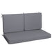 Giga waterproof deep seat and back patio cushions for outdoor furniture, featuring plush padding and durable fabric.