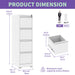 Giga steel vertical filing cabinet with lock for A4, legal, and letter size documents, featuring multiple drawers for secure storage.