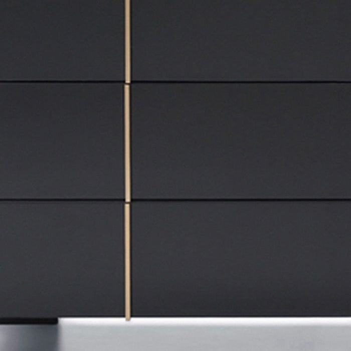 Dresser - Black / Brushed Bronze