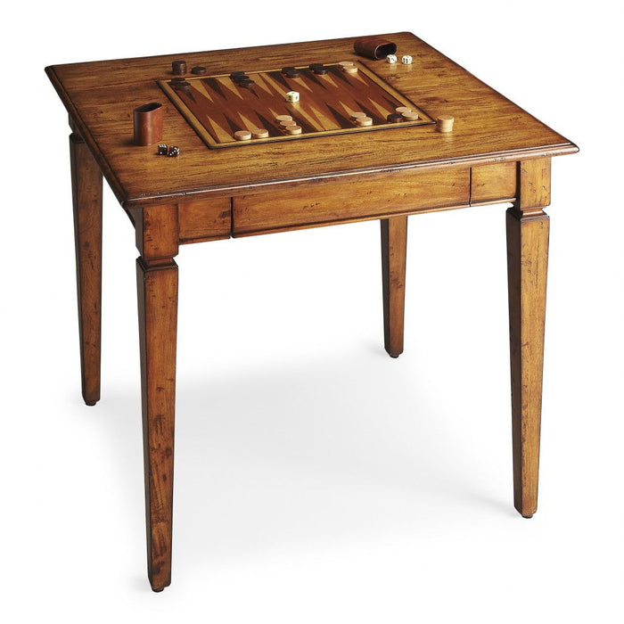 Rustic Game Table - Light Brown