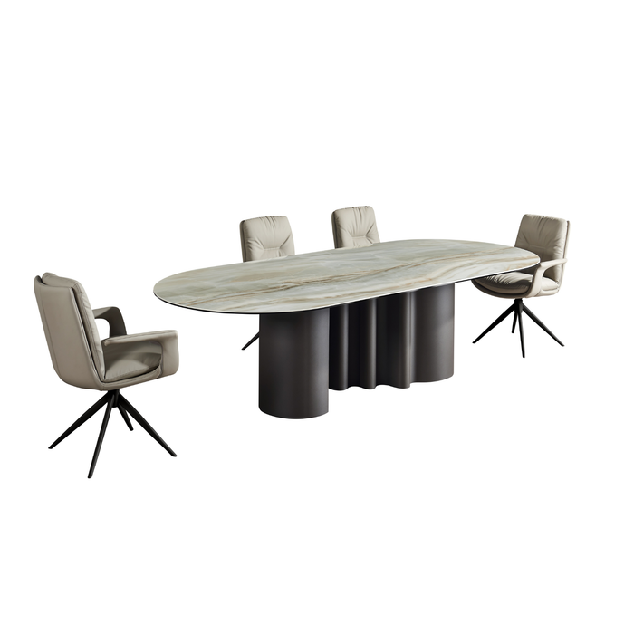 J & M Furniture RH Borghini Dining Table