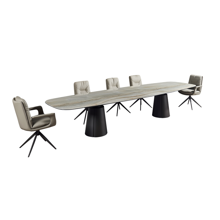 J & M Furniture RH Alabastro Dining Table