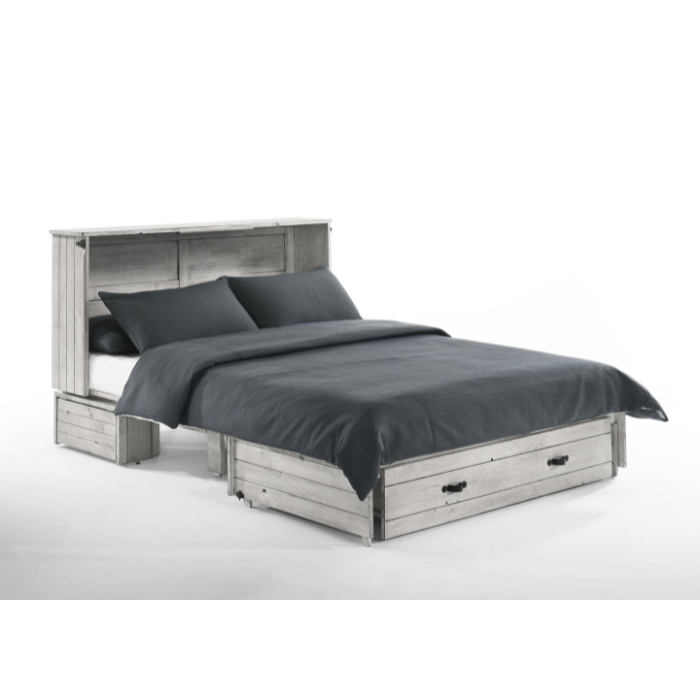 Night & Day Furniture Ranchero Murphy Cabinet Bed - Wildwood Vintage White
