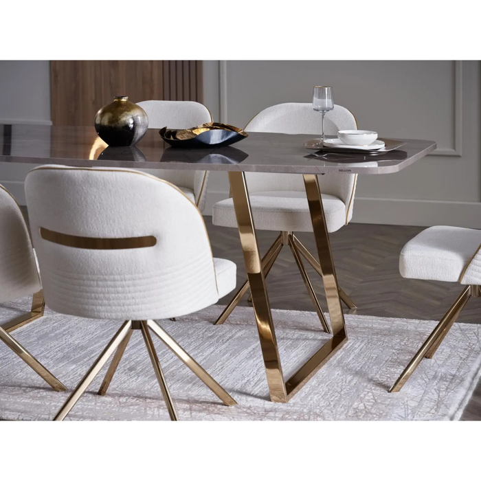 Bellona Veronica Dining Room Table & 6 Chairs
