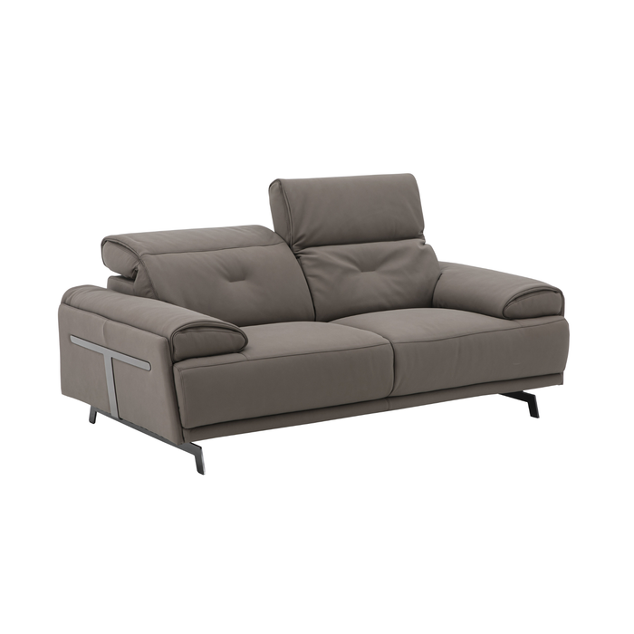 J & M Furniture Dolce Vita Reclining Sofa Set in Brownie