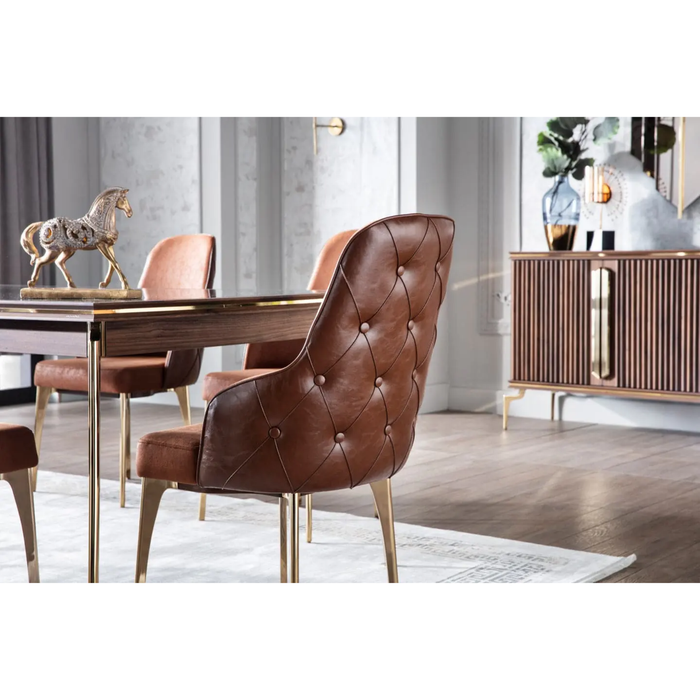 Bellona Montego Dining Room Table & 6 Chairs