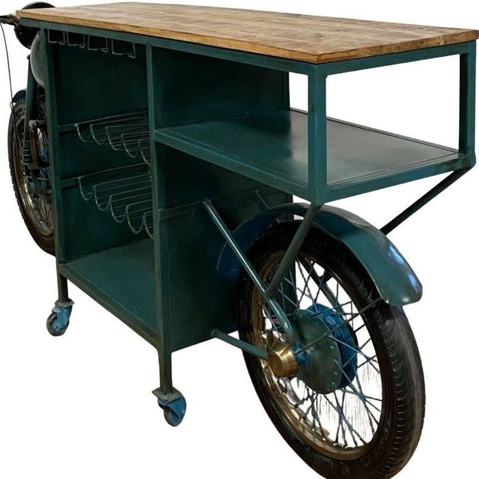 22" X 86.5" X 40" Tmph Bike Bar - Green