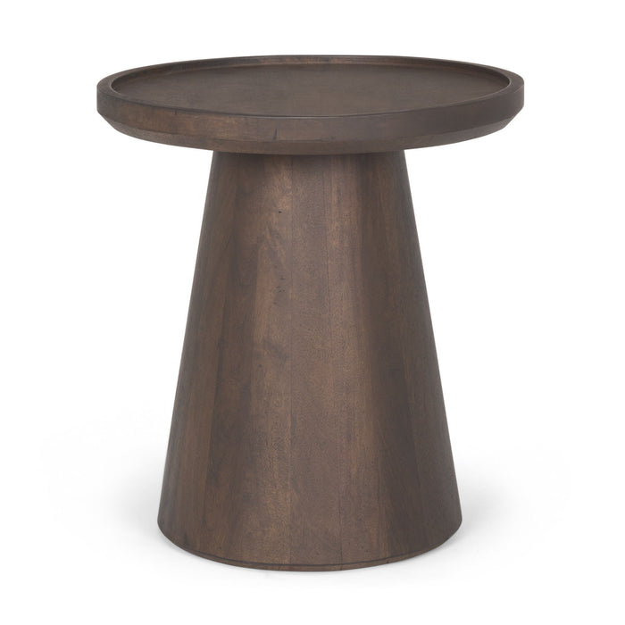 Solid Wood Tray Table (605407) - Dark Brown