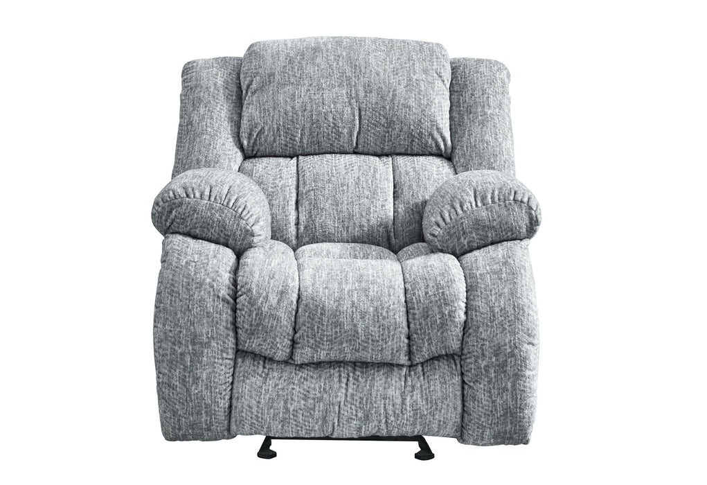 U250 - 3 Piece Living Room Set (Reclining Sofa / Console Reclining Loveseat & Glider Recliner) - Gray
