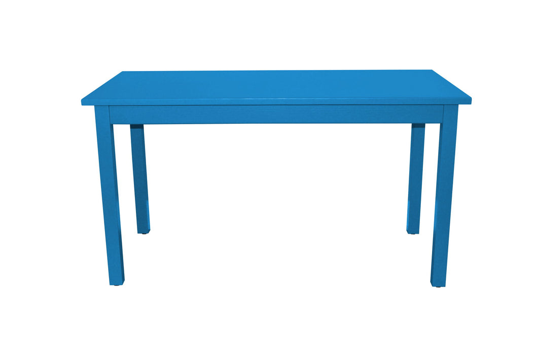 60" Solid Wood Dining Table - Caribbean Blue