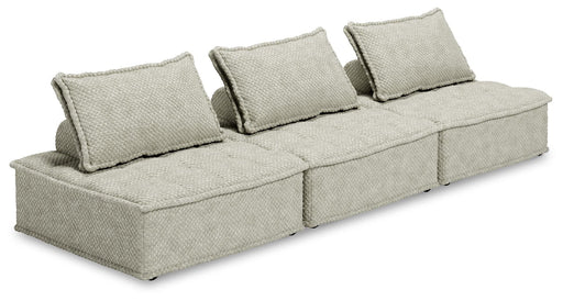 Ashley Furniture Bales 3-piece stationary sectional sofa with plush cushions and modern design, ideal for contemporary living rooms.