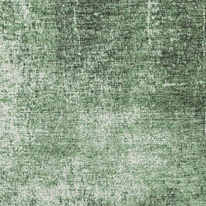 10' X 14' Abstract Washable Area Rug With UV Protection (707605) - Green / Gray