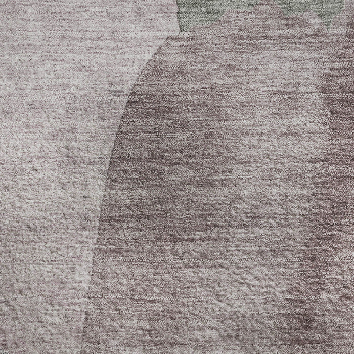 10' X 14' Abstract Washable Area Rug With UV Protection (710178) - Blush / Gray