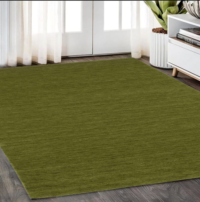 5' X 8' Wool Hand Tufted Area Rug - Green