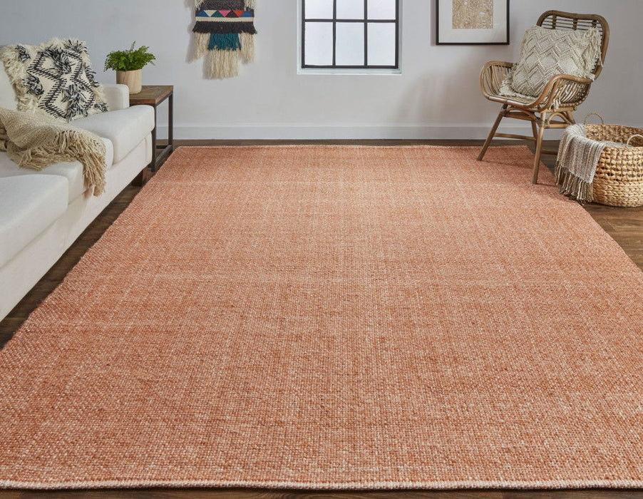 5' x 8' Hand Woven Area Rug - Orange