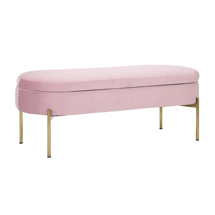 Chloe - Contemporary/Glam Storage Bench