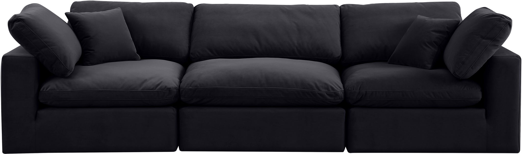 Comfy - Velvet Modular Sofa 3 Seats