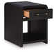 Rectangular cocktail table by Signature Design by Ashley®, featuring a sleek wooden surface and modern design.
