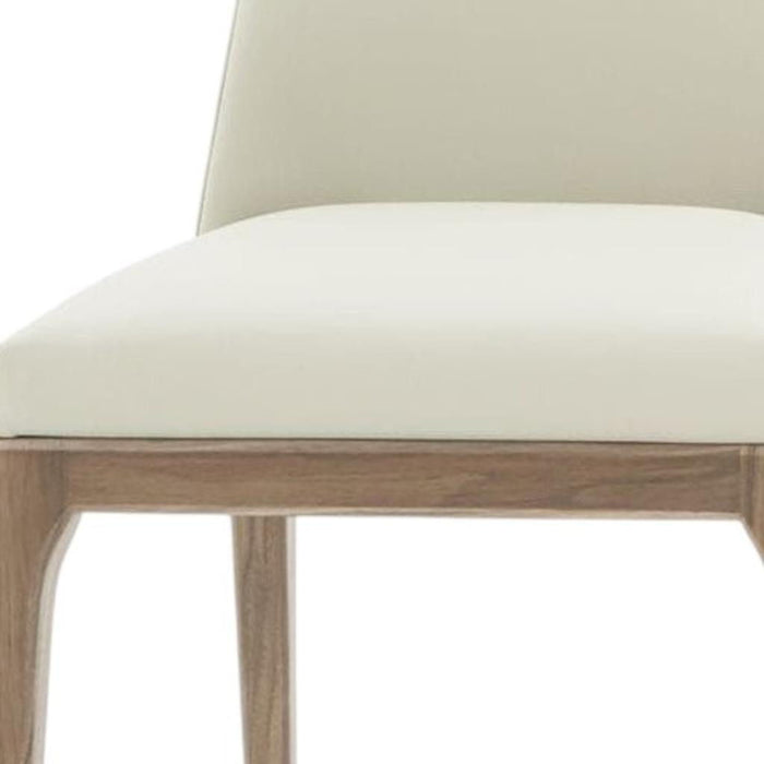 Dining Chairs (Set of 2) - Gray / Walnut
