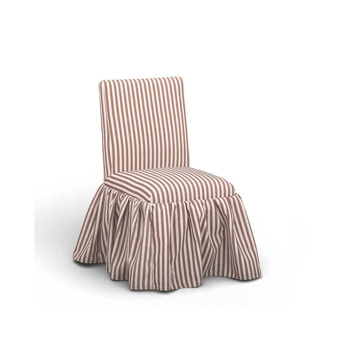 Gertrude - Striped Linen Dining Chair