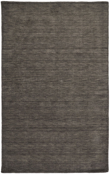 8' x 11' Wool Hand Woven Area Rug - Brown